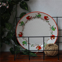 chick Pots of Village Cottages Dessert Dish Plate