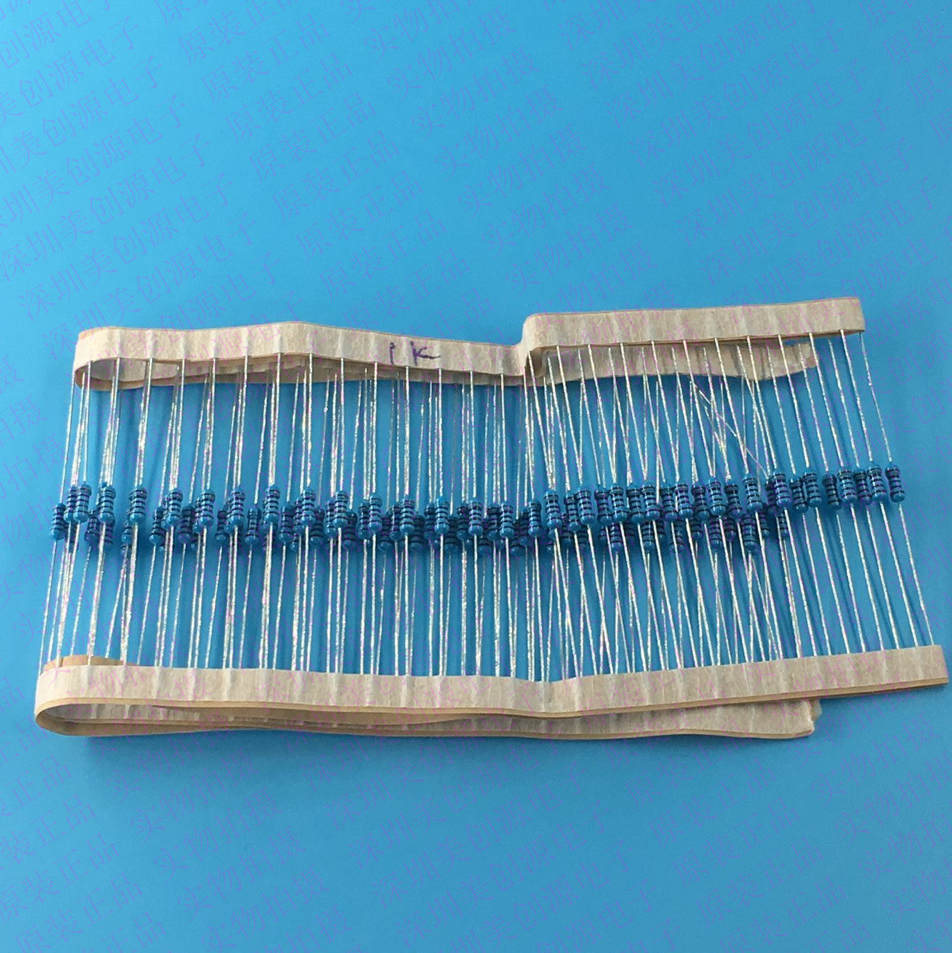 1/4w 金属膜电阻 10k 五色环电阻 1% 10k欧 一包100只1.5元可直拍