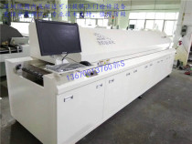 In 2016 the Jaguar 8 temperature zone reflow soldering 99 percent new upper and lower hot air heating New Machine second-hand price