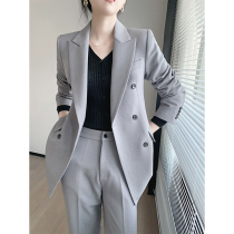 Leisure suit suit women in autumn and winter 2022 thickened British fashion temperament high-end professional suit