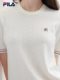 Fila 여자 니트 스웨터 공식 플래그십 정통 유행 및 캐주얼 한 간단한 기본 여성 짧은 슬리브 탑 Fila 여자 니트 스웨터 공식 플래그십 정통 유행 및 캐주얼 한 간단한 기본 여성 짧은 슬리브 탑