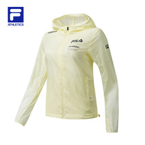 FILA ATHLETICS FILA womens woven sports coat 2021 Autumn New hooded coat skin