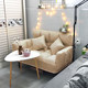 ໂຊຟາ Lazy ຫ້ອງນອນ sofa ຂະຫນາດນ້ອຍອາພາດເມັນ double tatami ອິນເຕີເນັດສະເຫຼີມສະຫຼອງຫໍພັກງ່າຍດາຍ folding sofa ຕຽງດຽວ