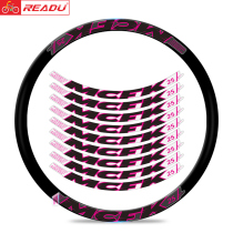 Road car MCFK 25Disc knife ring sticker bicycle wheel set decoration sticker waterproof car sticker transparent bottom