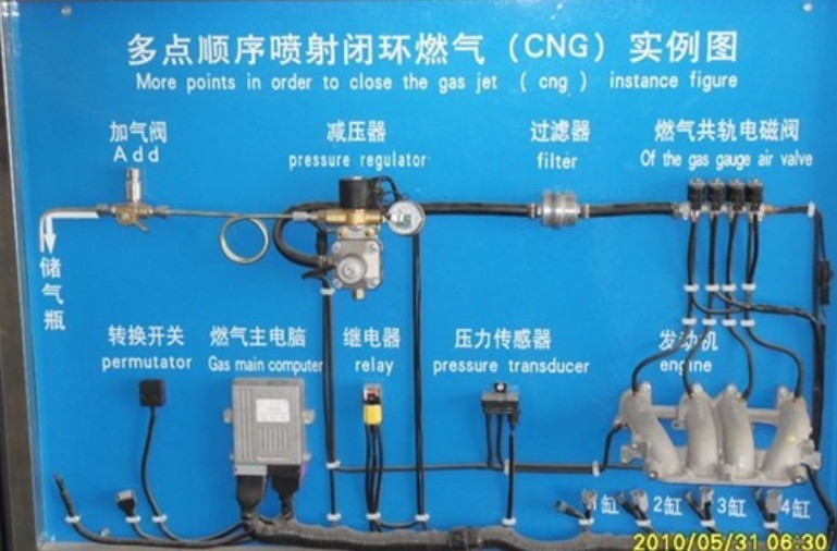 油改气汽车天然气燃气 cng改装配件 ac300 套件 天然气改装套件