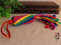 King Kong knot five-color line King Kong carry-over warp tube warp wheel auspicious car hanging belt purple model