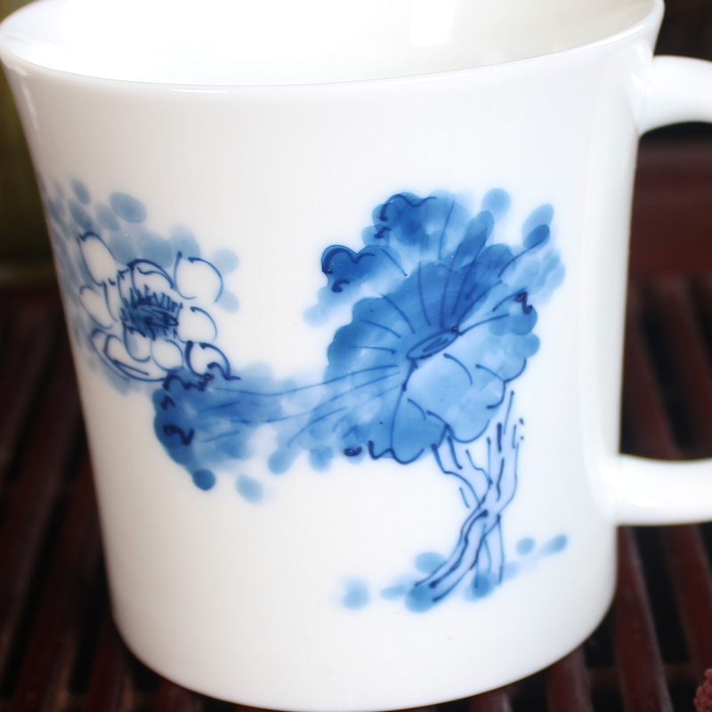 Jingdezhen ceramic cups with cover band filter hand - made tea tea cup office personal cup