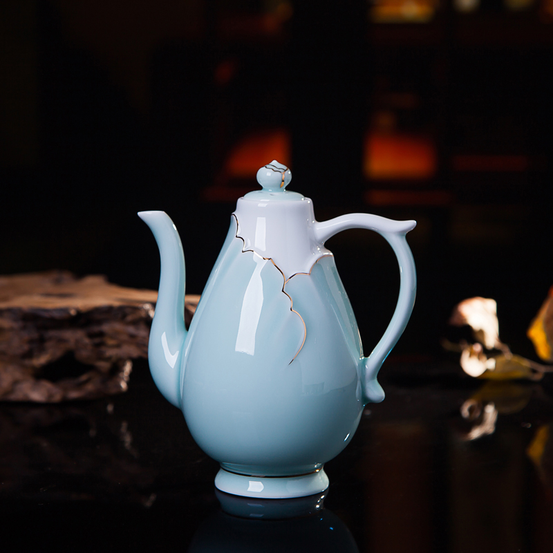 The Product jue see colour wine suits for jingdezhen ceramic wine can match wine wine wine bottle glass liquor plate