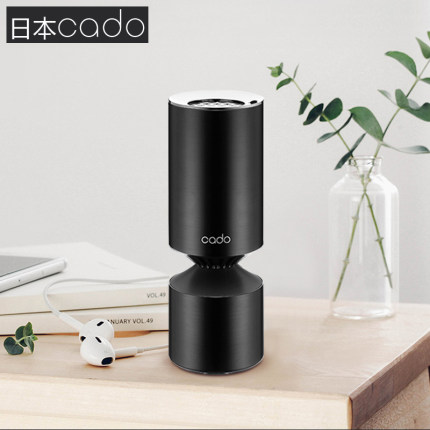 日本cado除甲醛车载空气净化器车里车用吸烟C20U新车车内异味黑色
