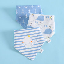 Baby triangle towel cotton saliva towel baby bib waterproof newborn bib anti-spit milk autumn winter thickening children