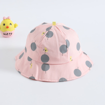 Baby hat summer thin Sun Sun childrens sunshade fishermans hat baby cute Super Cute Spring and Autumn sunscreen