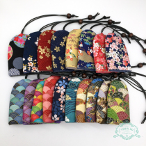 Manual cloth art retro convenient and practical Mini pull-out creative key bag car remote control key protective sleeve