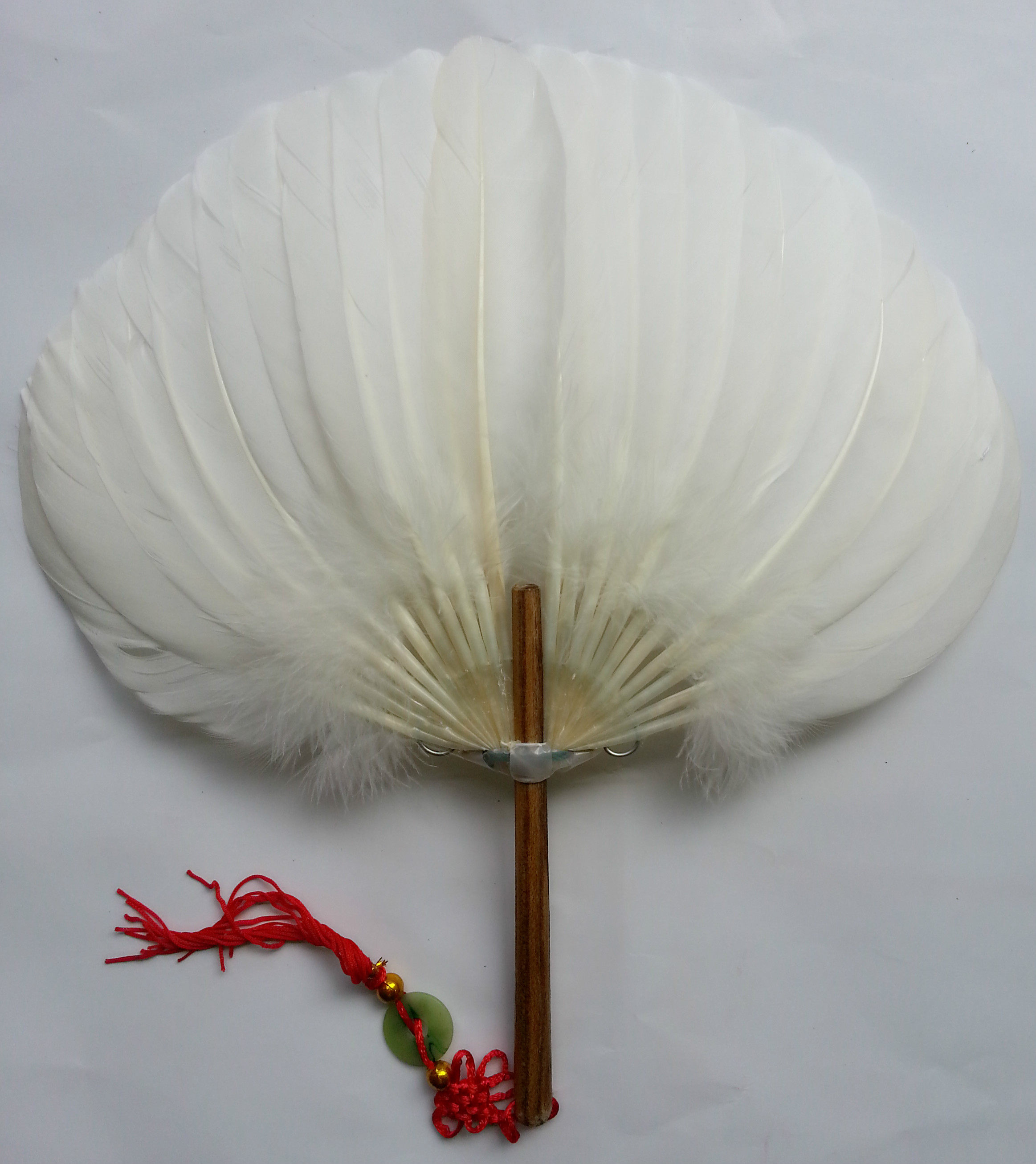 羽毛扇子江苏非遗手工艺响生夏季孕妇产妇宝宝儿童鹭毛鹅毛扇子