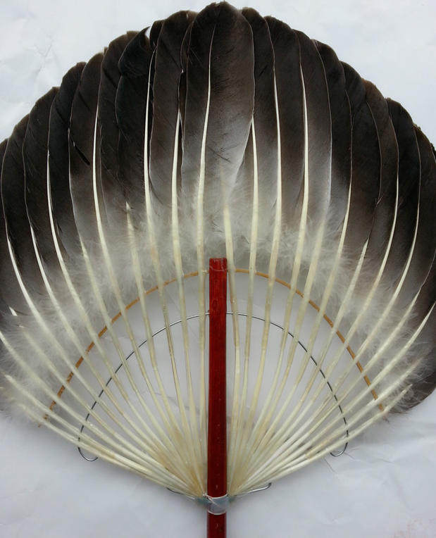 【南京馆】手工艺羽毛扇子鹅毛扇子鹭毛扇诸葛亮孔明孕妇批发免邮