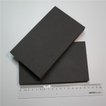 Amber polished EVA sponge block with sandpaper used
