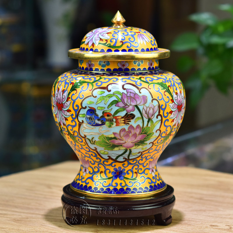 開門老件銅胎掐絲琺瑯景泰藍茶葉罐| 蝦皮購物