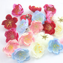 New simulation plum blossom peach blossom cherry blossom handcraft branch decoration living room home dining table decoration accessories