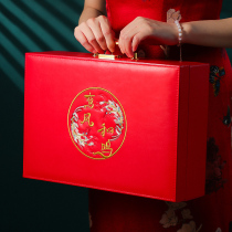 Engagement cai li qian box gift box wedding supplies box 100000 dowry betrothal gifts hand gift Wedding Bride price