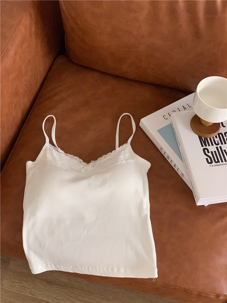 White with chest pad