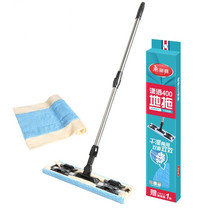 Beautiful elegant chic 400 flat plate mop Kiss 400 clip towel wooden floor stainless steel flat Mop Mop