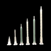 One plus one AB glue mixing tube square bayonet static mixing head glue dispensing needle 50ml rubber cylinder new glue mixing nozzle