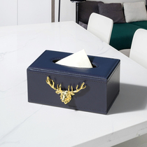 European creative paper box high-end luxury napkin home Nordic ins living room home American light luxury paper tissue box
