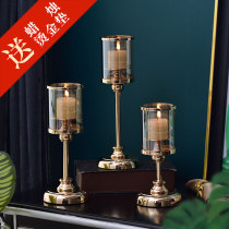 Housewarming new home gifts wedding gifts to send newcomers light luxury high-end home decorations candlelight dinner candlelight ornaments