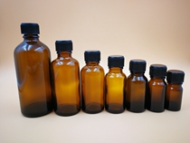 5-100ml anti-light brown essence oil bottle sealed tube bottle brown glass bottle with inner plug essence oil bottle