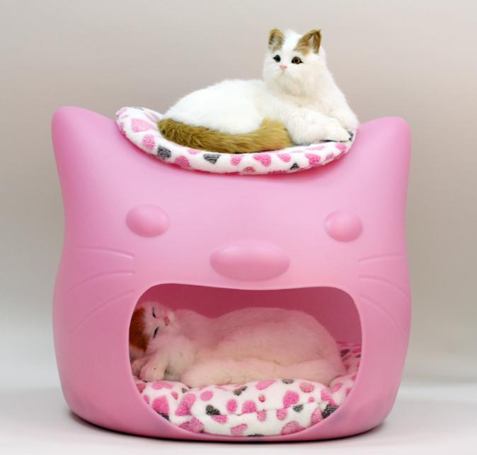 Домик для кошки с котятами Домик для кошки с котятами