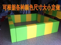 Early education parent-child kindergarten playground soft ocean ball pool Childrens fence rectangular combination ball pool