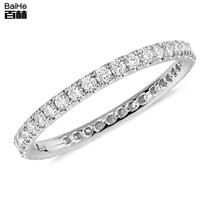 18K gold diamond ring ring full diamond ring full diamond marriage proposal wedding diamond ring female platinum custom