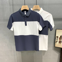 Summer Tide Fashion Short-sleeved Polo shirt Men casual tip T-shirt Youth Paul Top Clothes