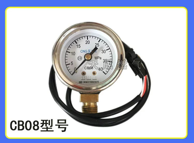 CNG xe khí tự nhiên các loại khác nhau của áp lực dầu đo để phụ kiện khí sửa đổi phụ kiện CB03 CB08 đo áp suất