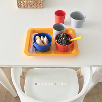 heymankids | Korea Advanced Texture Color Thick Tall Tray Flat Tray Tray Tray House bi Recommended