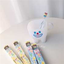 heymankids｜J Japanese professional dentistry recommends children's baby toothbrush rainbow comfortable soft hair 0-5-12