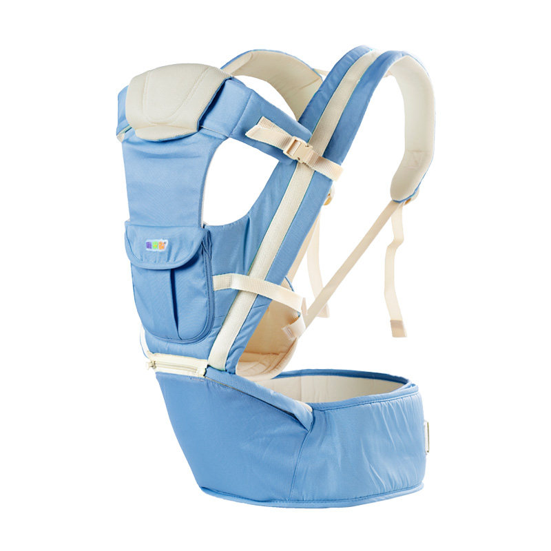 嗨皮熊婴儿背带腰凳单凳多功能抱凳四季通用宝宝夏季款前抱式横抱