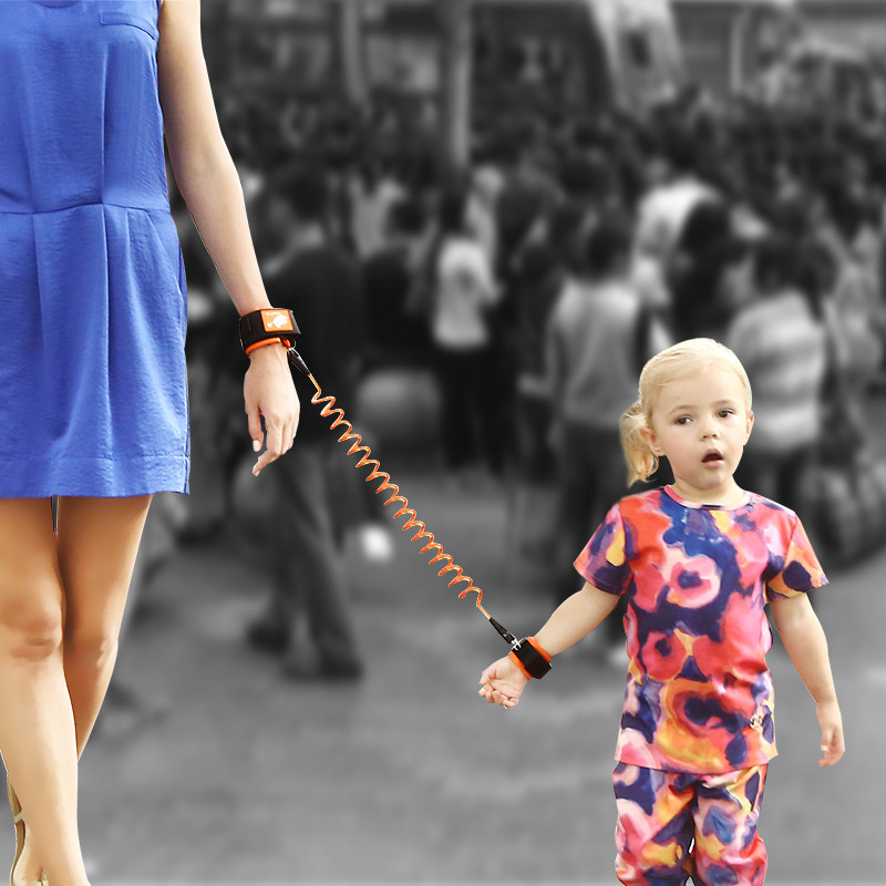 儿童防走失带牵引绳防丢防走丢丢失手环安全小