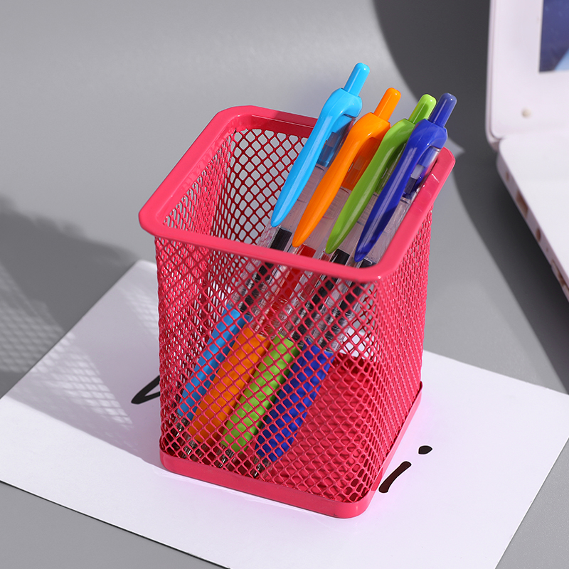 creative fashion pen holder nordic simple multifunctional ins metal iron art student desk storage stationery