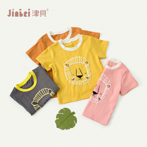 Zimbe male and female baby culture shirt 1-4 years old Child short sleeve T-shirt Summer baby clothes