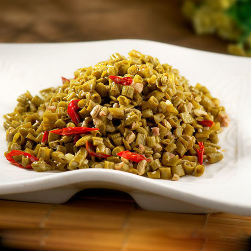 榆园酸豆角 农家自制酸豇豆下饭菜260g*3袋酸豆角咸榨菜酱菜包邮