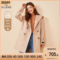 ElAND Love and Leisure Fashion Middle Humpback Hat Double-sided Costume Coat Coat Coat