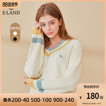 ElAND Love Design Sense Slim Vlazy Lazy Wind Knitted Sweater