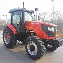 High Power Agricultural Diesel Powered Four-wheel Drive Tractors Millions Of Years Red 1804 farming large wheeled oriental red power