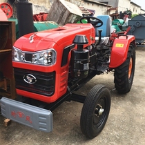 Time wind tractor agricultural small four-wheel tractor can hang rotary tiller arable land sowing single lever 32 horsepower