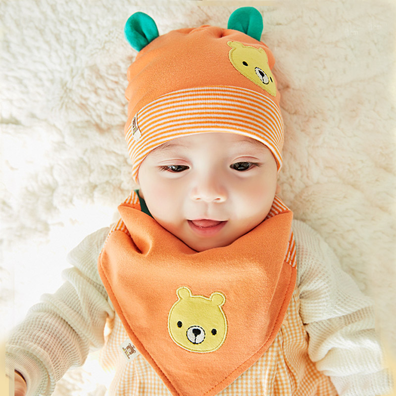 婴儿帽子0-3-6个月春季宝宝套头帽秋纯棉男女童睡觉帽新生儿胎帽产品展示图2