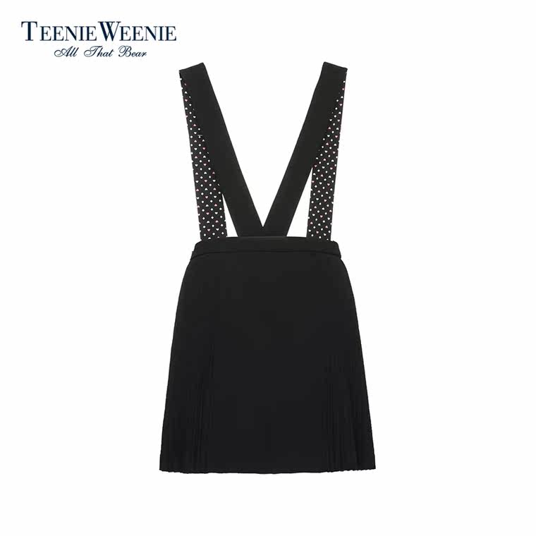 Teenie Weenie小熊2015专柜正品女装秋季背带裙TTOW53803B