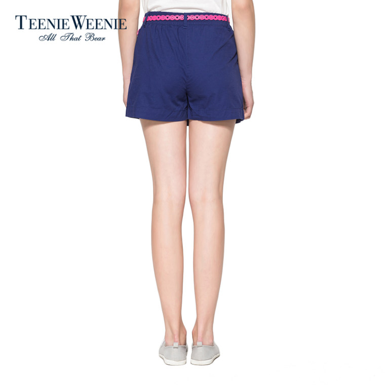 【聚】TeenieWeenie小熊2015女装夏休闲裙短裤TTTH52661K