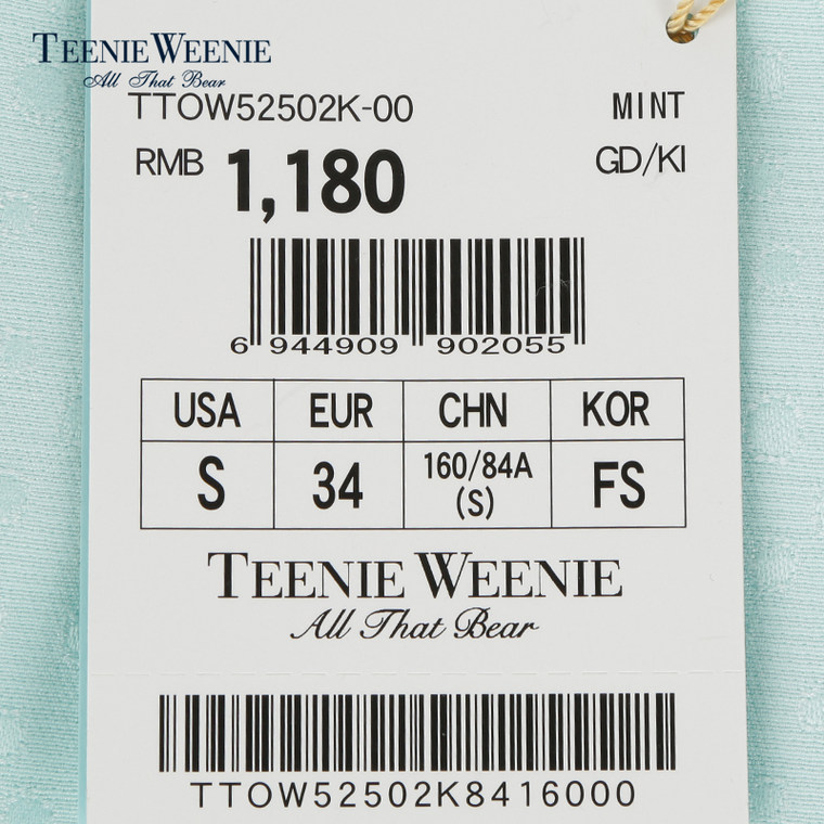 聚Teenie Weenie小熊2015专柜正品女装夏无袖连衣裙TTOW52502K