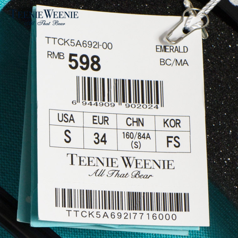 【聚】Teenie Weenie小熊2015专柜正品女针织开衫TTCK5A692I