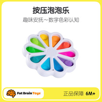 American Fatbrain Bubble Think Tank Baby Toy Baby Color Digital Shape Cognition Puzzle